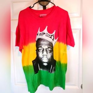 (163) Notorious B.I.G. Women's Crewneck Short Sleeve T-Shirt,  Size: OX